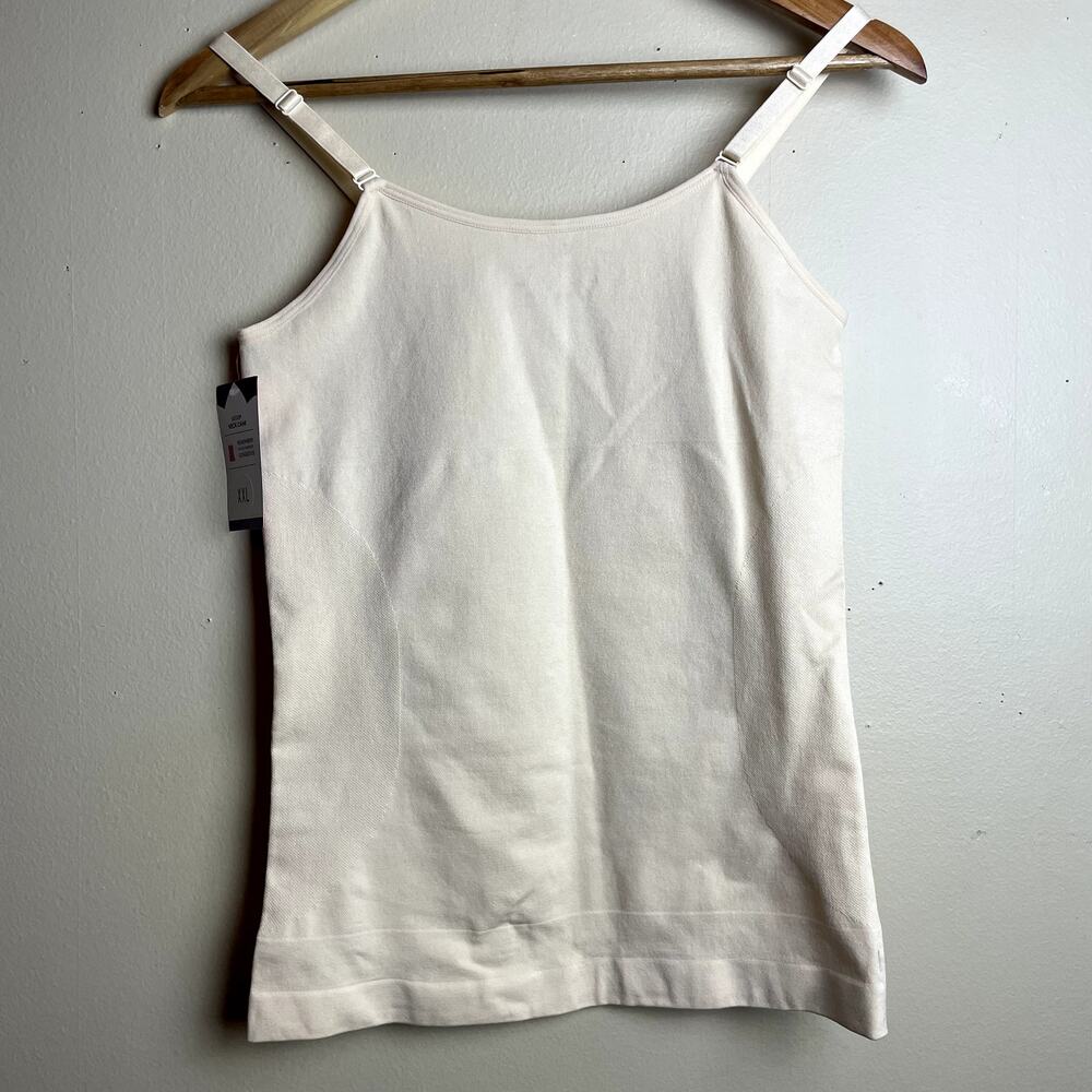 Empetua Shapewear Scoopneck Camisole Layering Tank Compression Nude XXL